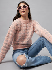 Pink Round Neck Sweater
