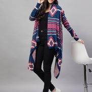 Denim Front Open Shrug