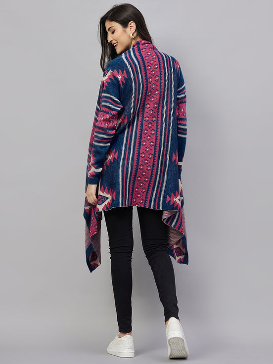 Denim Front Open Shrug