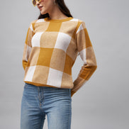 Mustard Round Neck Sweater