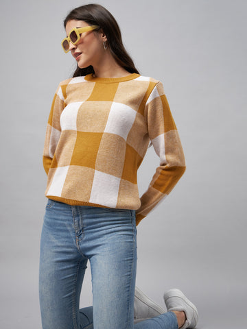 Mustard Round Neck Sweater