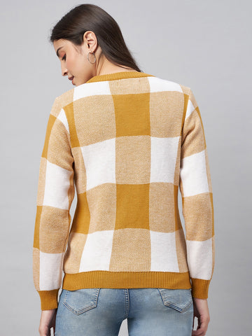 Mustard Round Neck Sweater