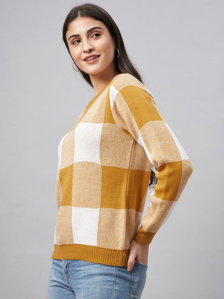Mustard Round Neck Sweater