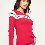 Pink Striped Sweater