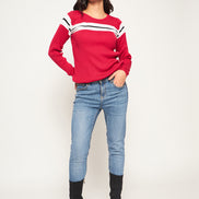 Pink Striped Sweater