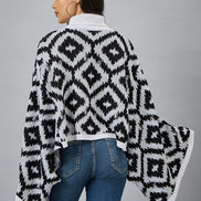 White High Neck Sweater