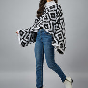 White High Neck Sweater