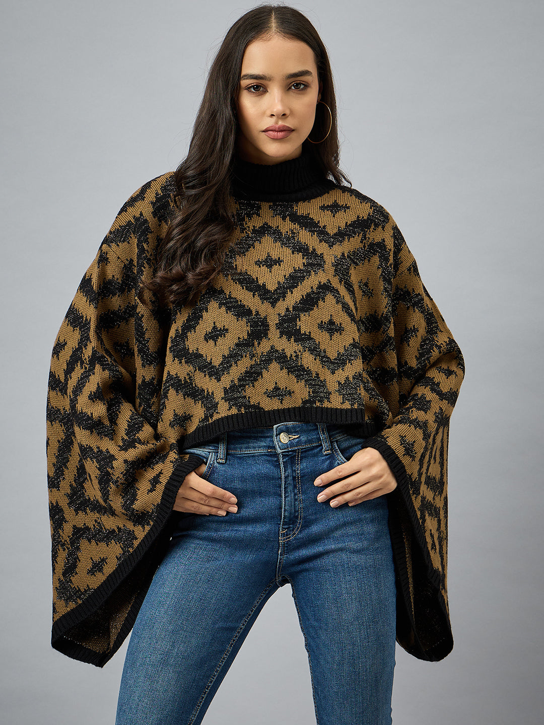 Black High Neck Sweater