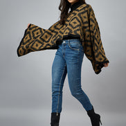Black High Neck Sweater