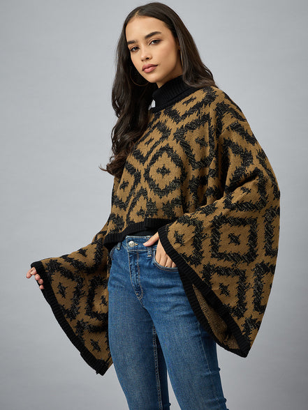 Black High Neck Sweater