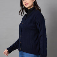 Off White Collared Neck Sweater