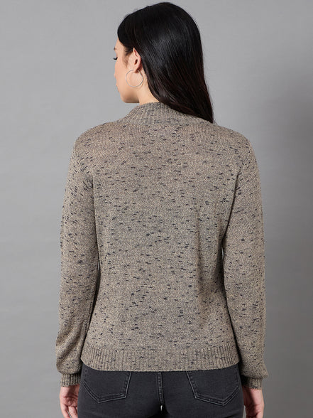 Grey Round Neck Sweater