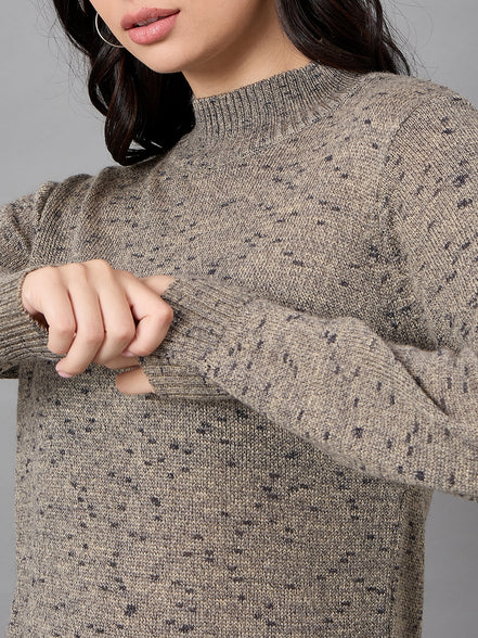 Grey Round Neck Sweater