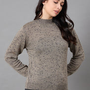 Grey Round Neck Sweater