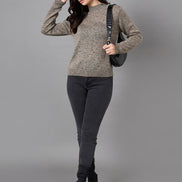 Grey Round Neck Sweater