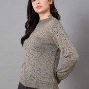 Grey Round Neck Sweater