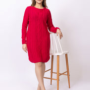 Pink Solid Dress