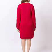 Pink Solid Dress