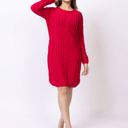 Pink Solid Dress