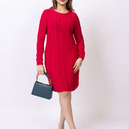 Pink Solid Dress