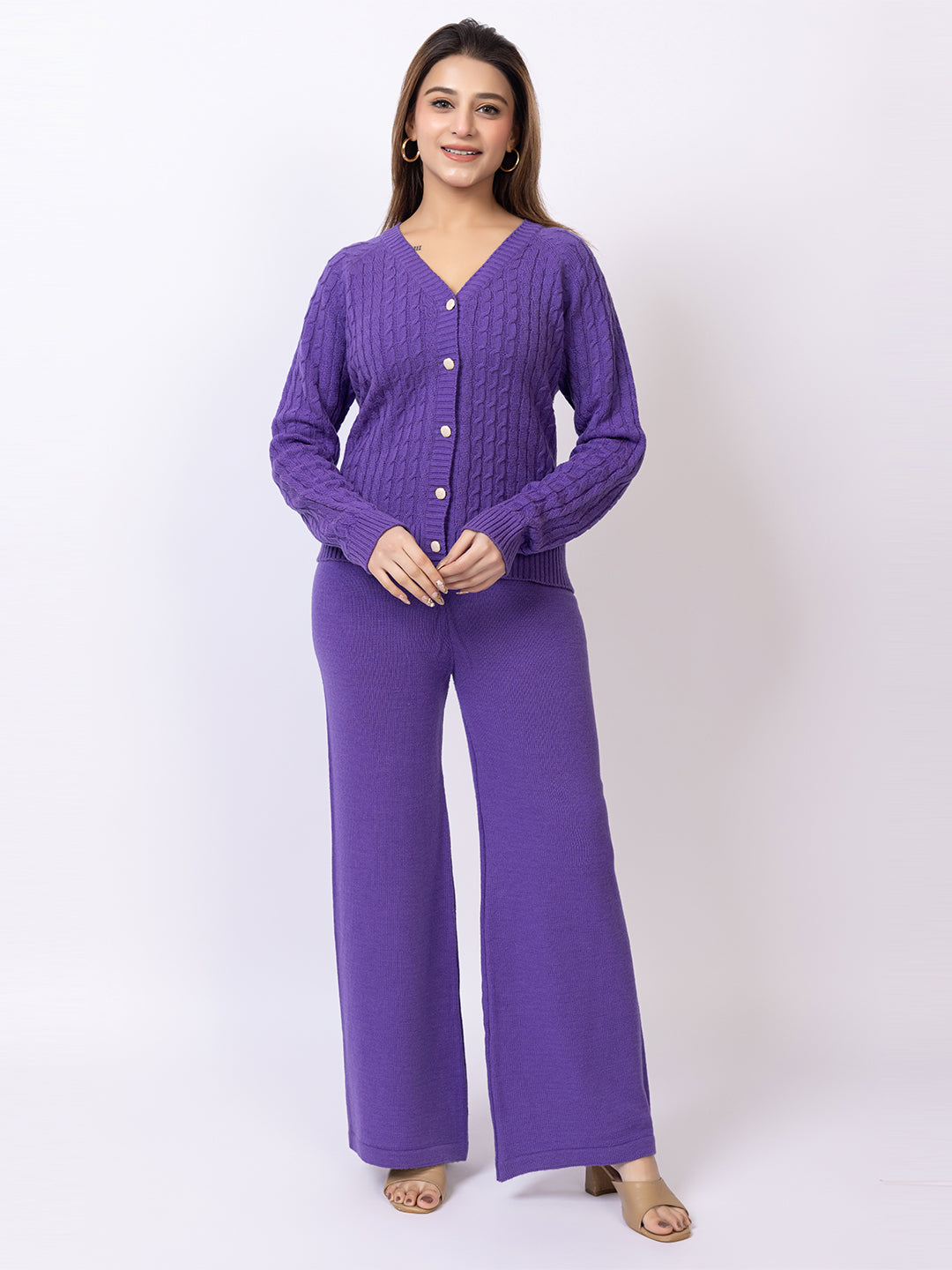 Blue Solid Co-Ord Set