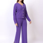 Blue Solid Co-Ord Set
