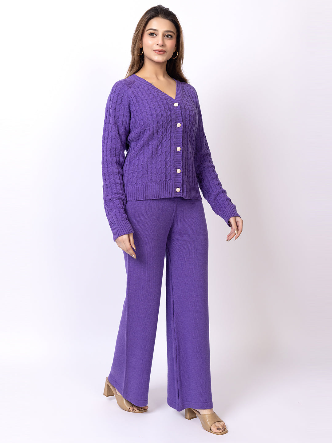 Blue Solid Co-Ord Set