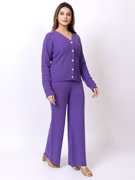Blue Solid Co-Ord Set