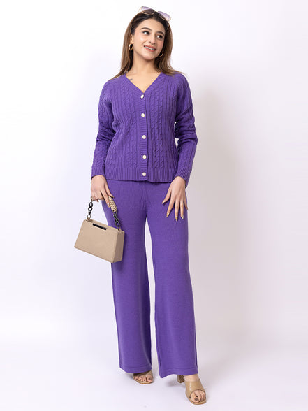 Blue Solid Co-Ord Set