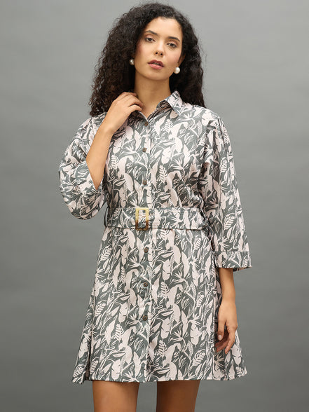 Women Green Regular Fit Dress