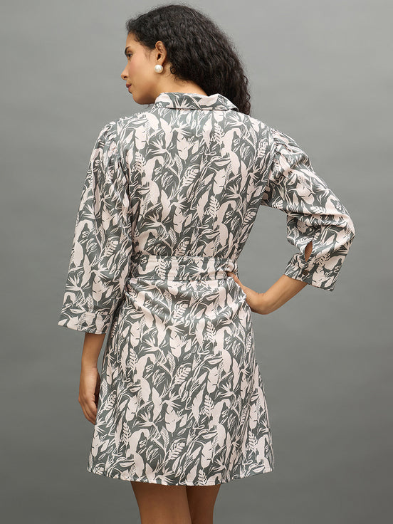 Women Green Regular Fit Dress