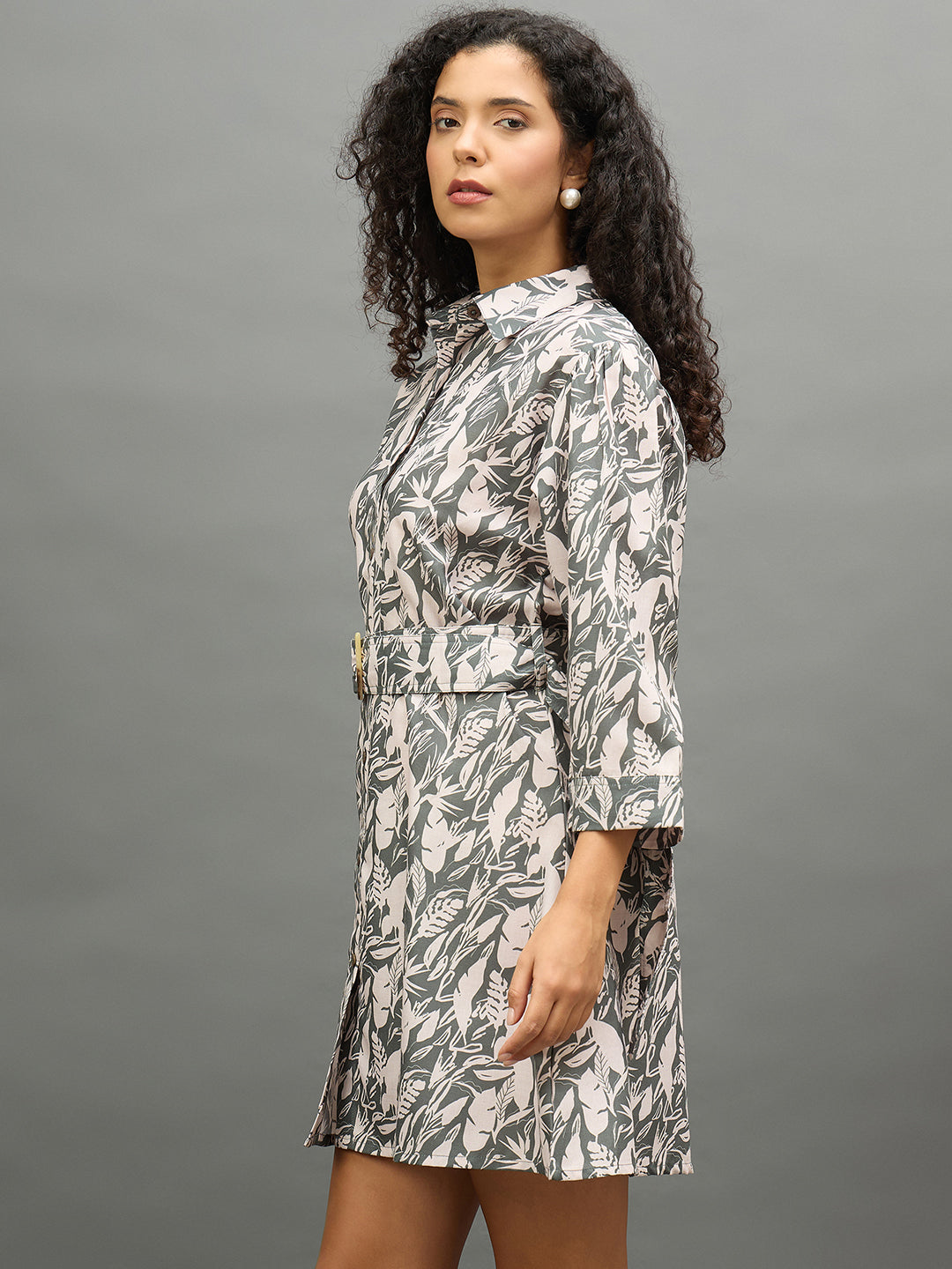 Women Green Regular Fit Dress