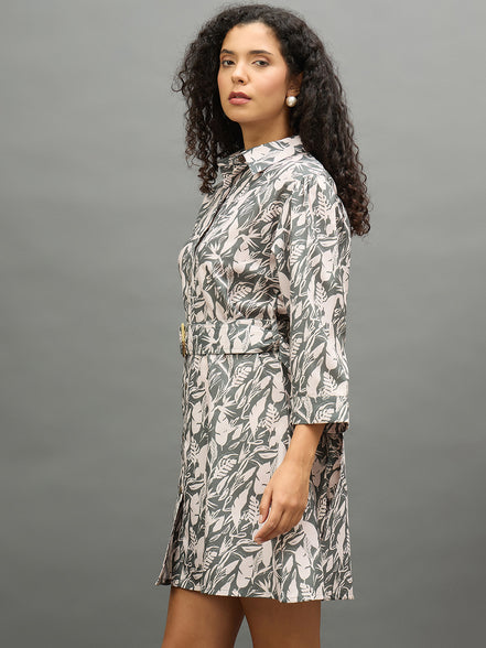 Women Green Regular Fit Dress