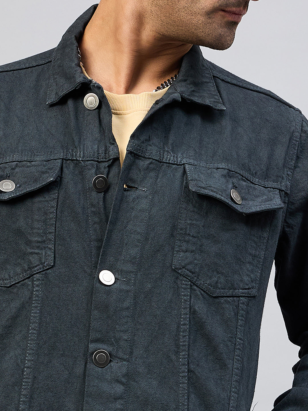 Grey Denim Jacket