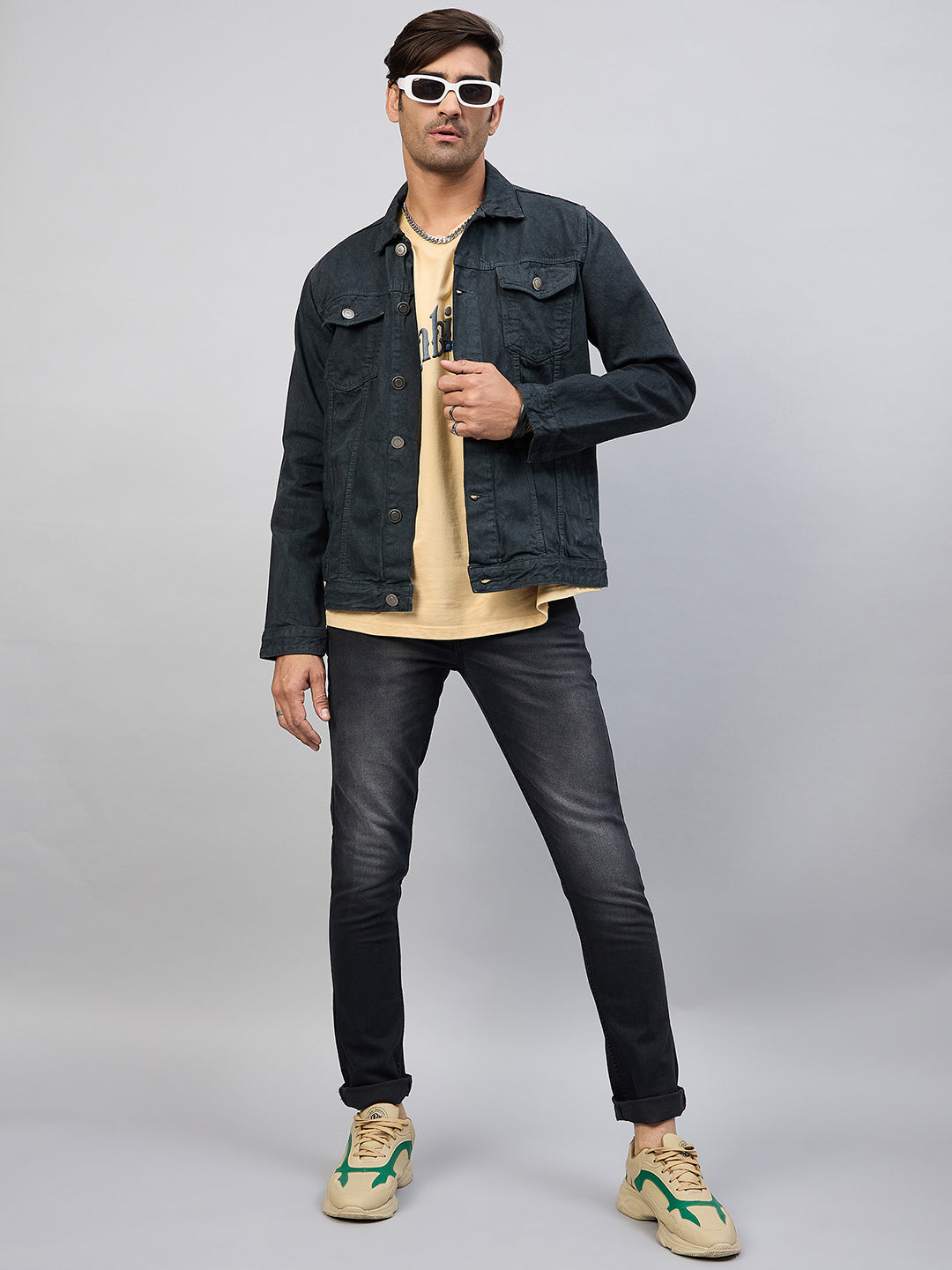 Grey Denim Jacket