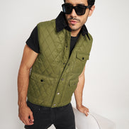 Olive Front Zipper Jacket