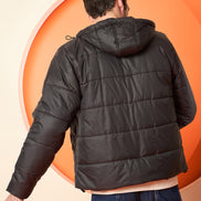 Black Hooded Jacket
