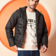 Black Hooded Jacket