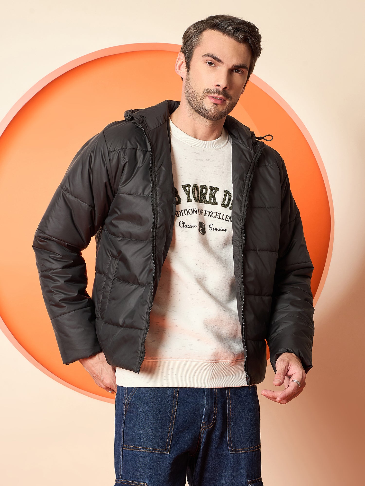 Black Hooded Jacket