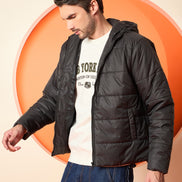 Black Hooded Jacket