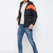 Green Colourblocked Jacket