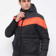 Green Colourblocked Jacket