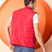 Red Mock Neck Jacket