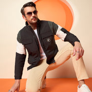 Black High Neck Jacket