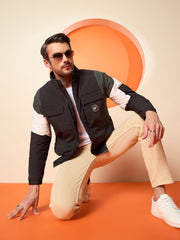 Black High Neck Jacket