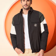 Black High Neck Jacket