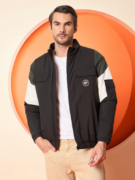 Black High Neck Jacket