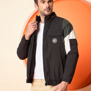 Black High Neck Jacket