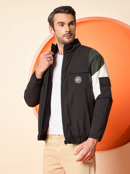 Black High Neck Jacket