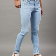 Light Blue Solid Jean